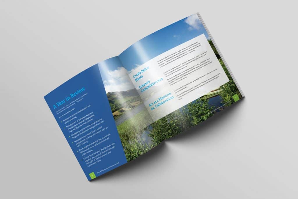 Brochure Design - Designwest = NOrthern and Western Regional Assembly