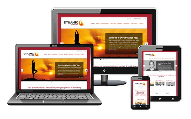 Dynamic-Hot-Yoga-Website-Design-Claremorris-Ireland