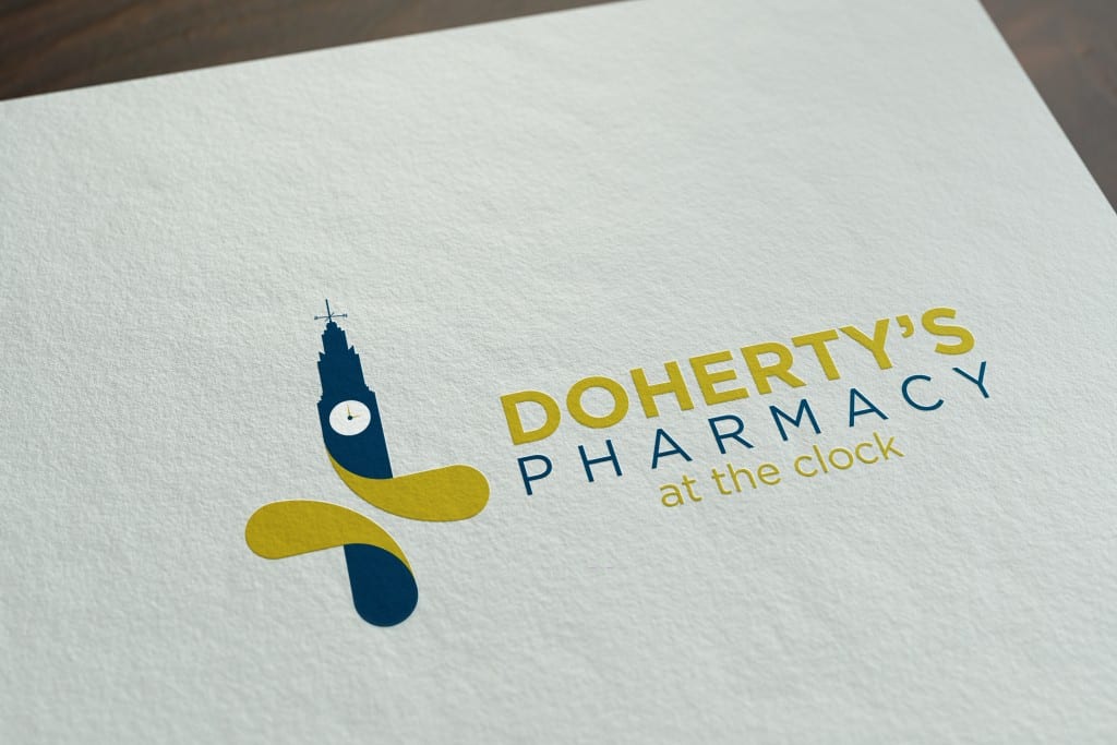 Logo_design_Doherty's_Pharmacy_Designwest