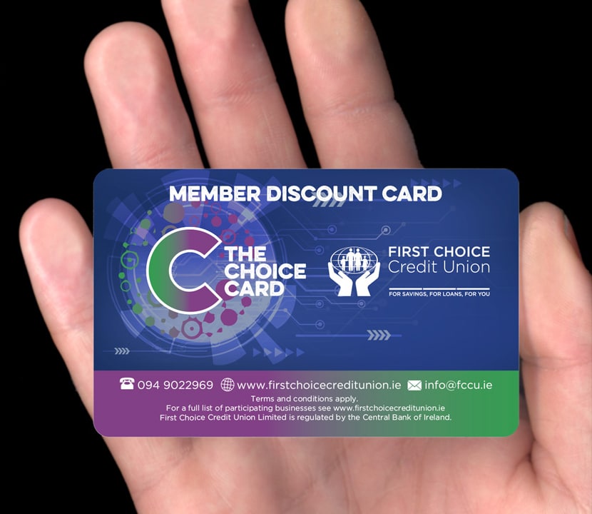 Loyalty card FCCU designwest Ireland  1