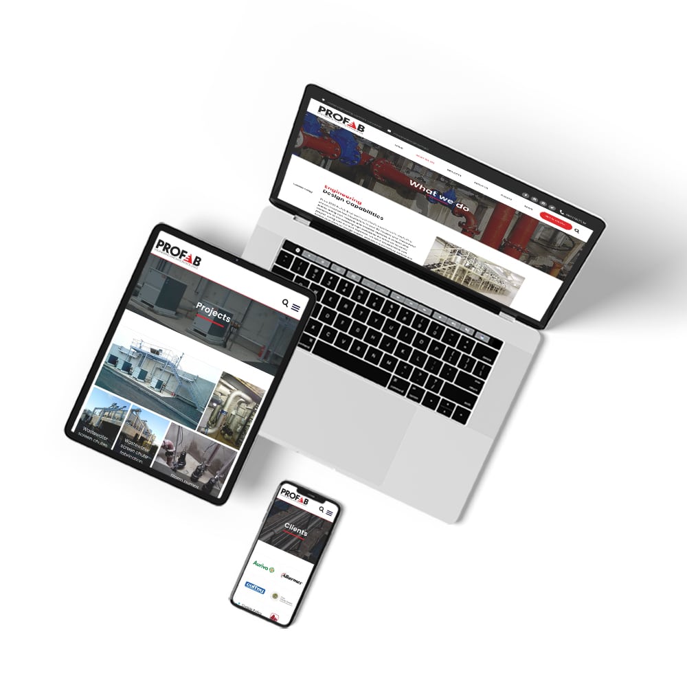 Web Design for Profab Engineering