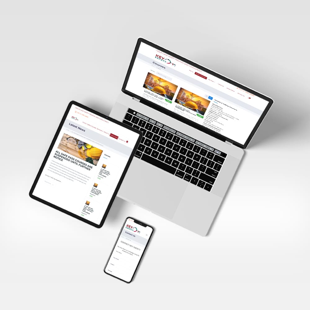 Web Design - Key Safety - Website Design Ireland