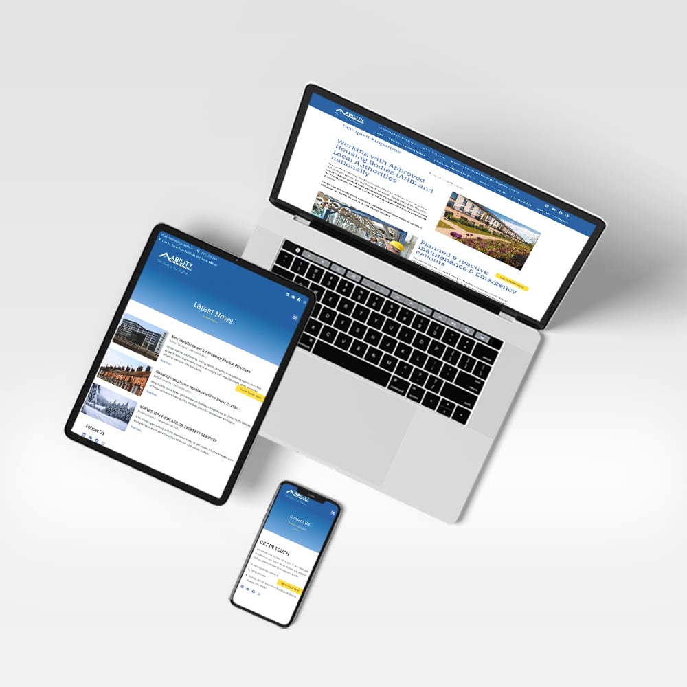 Responsive Website Design - Ability Property - Designwest