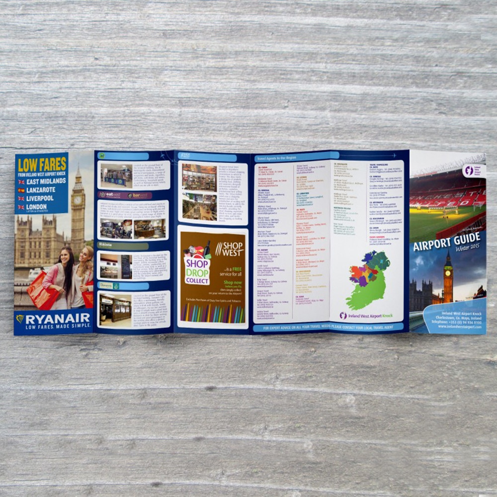Ireland West Airport Flyer Design Designwest