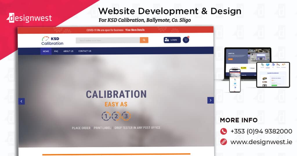 KSD callibration - Website Design