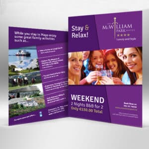 Mc William Park Hotel Flyer Design 2 Designwest