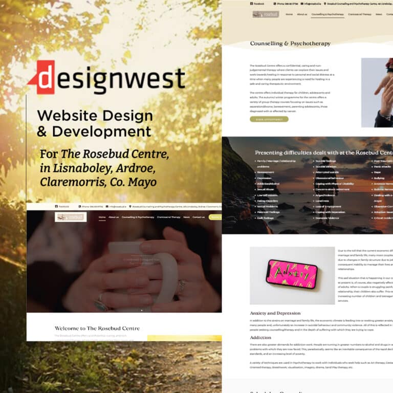 Rosebud website design and development square