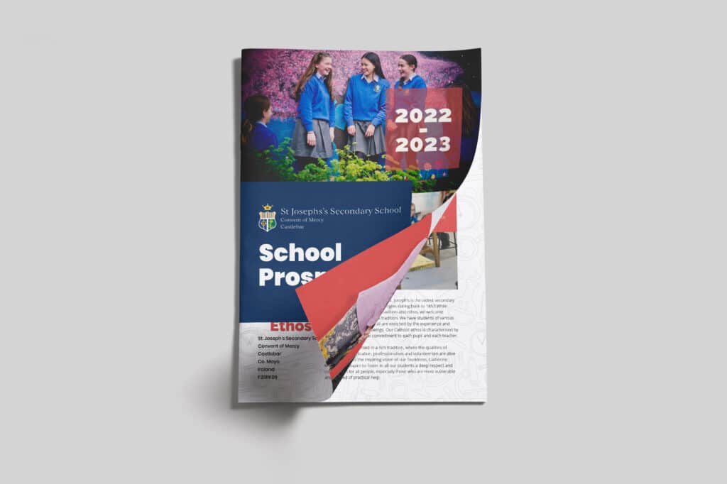 School Prospectus Design | St. Joseph's Castlebar