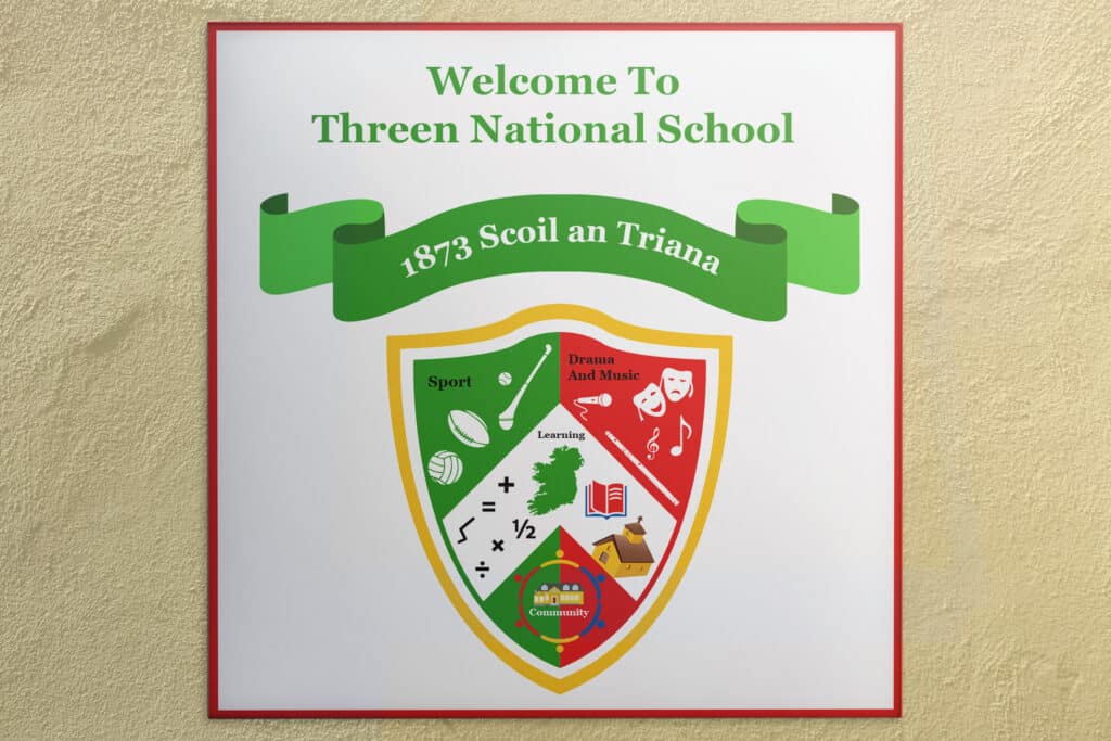 School Crest Design | Thren National School