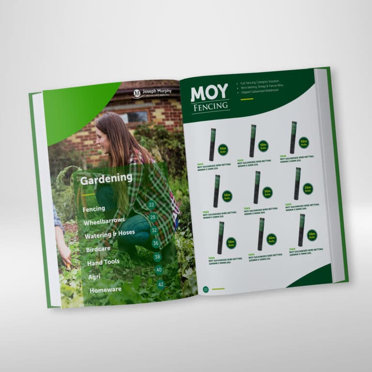 Joseph Murphy Catalogue Design Brochure design Designwest Mayo Ireland3