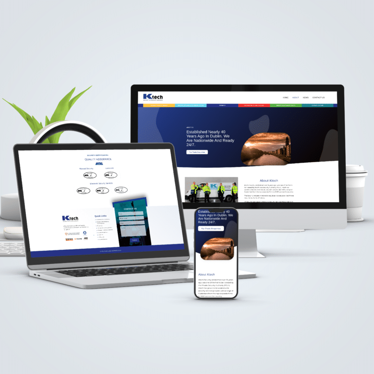 Website Design Ktech Dublin Web designers dublin Designwest Full Set