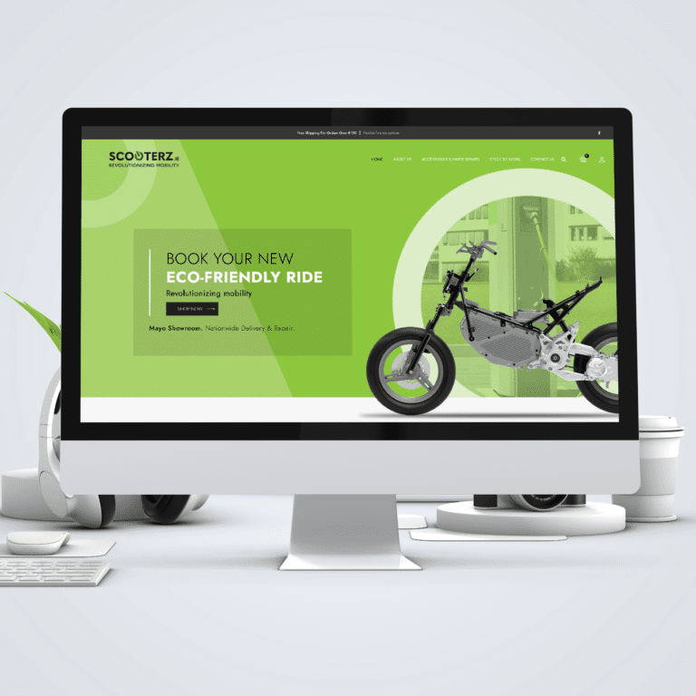 website design scooterz.ie web design galway roscommon ireland desktop