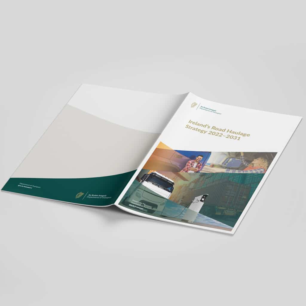 1 Department Of Transport Ireland  Road Houlage Strategy designwest brochuredesign june23 www.designwest