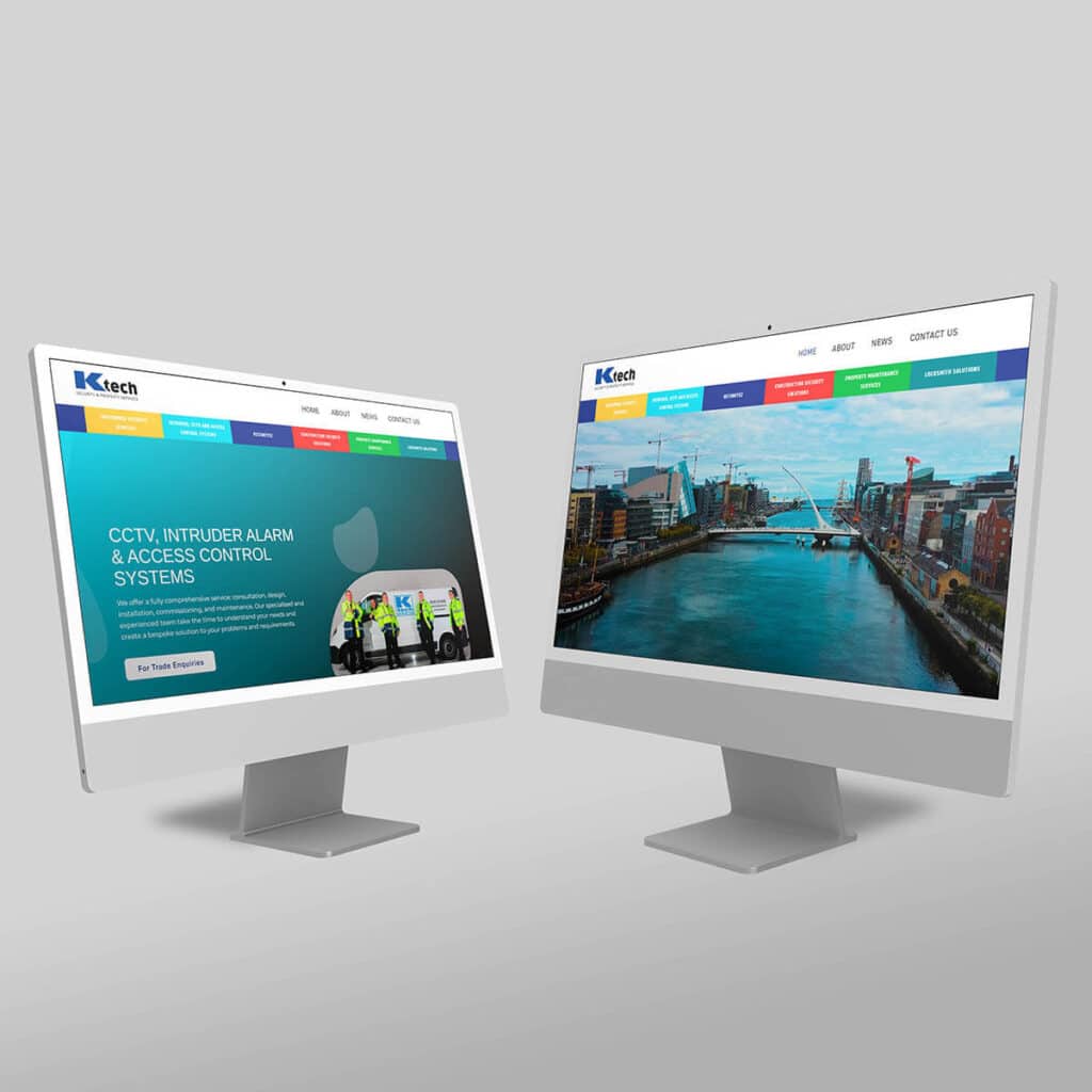 KTech website design ireland dublin designwest 2023 1
