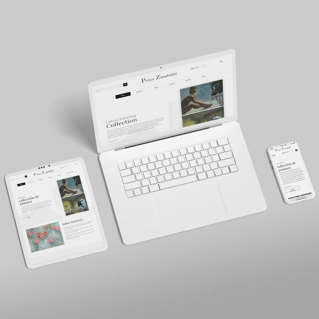 Peter Zumbuhl4 wesbsite design Mayo sligo ireland  designwest 2023