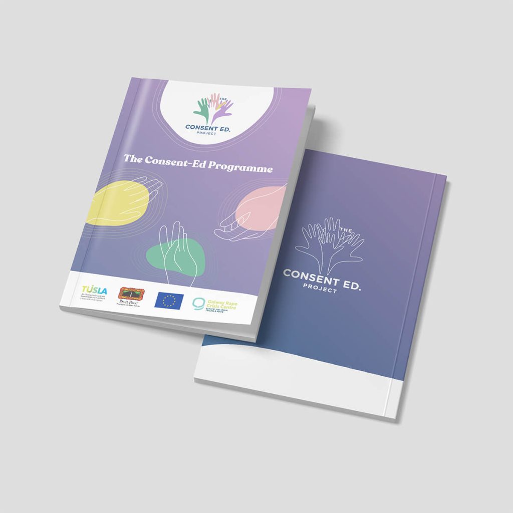 Galway Rape Crisis Brochure Design Designwest Cover Inside Pages 1