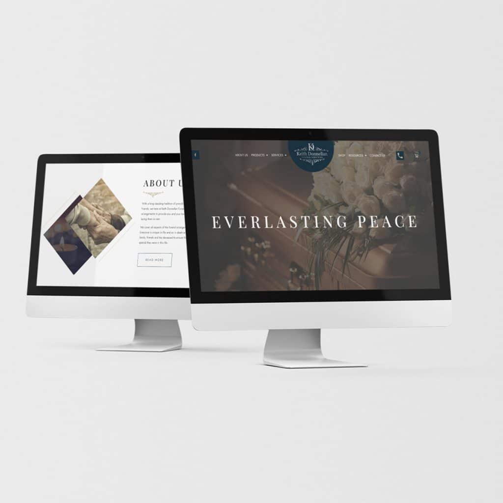 Donnelan Funeral Website design Claremorris mayo Ireland designwest 2