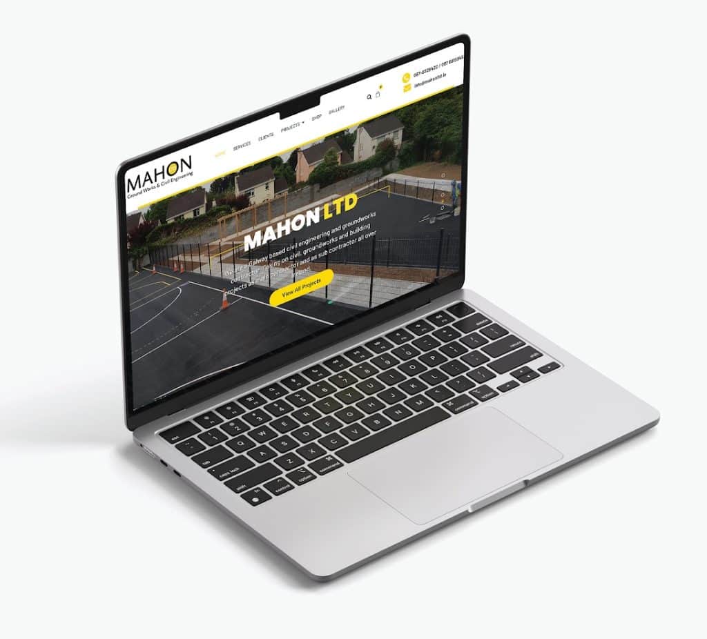 Mahon Ltd website design Designwest Ireland 2024 4 1