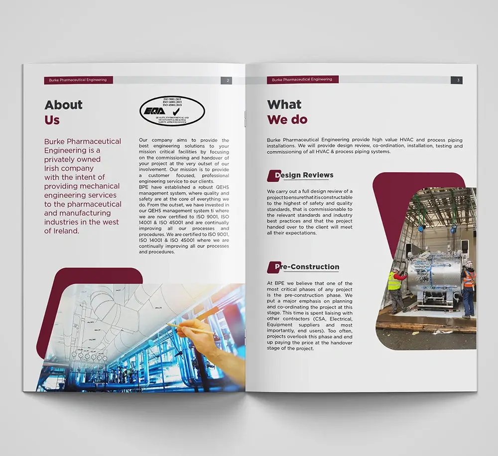 Designwest Brochure Design Prospectus design BPE Brochure mockup 4