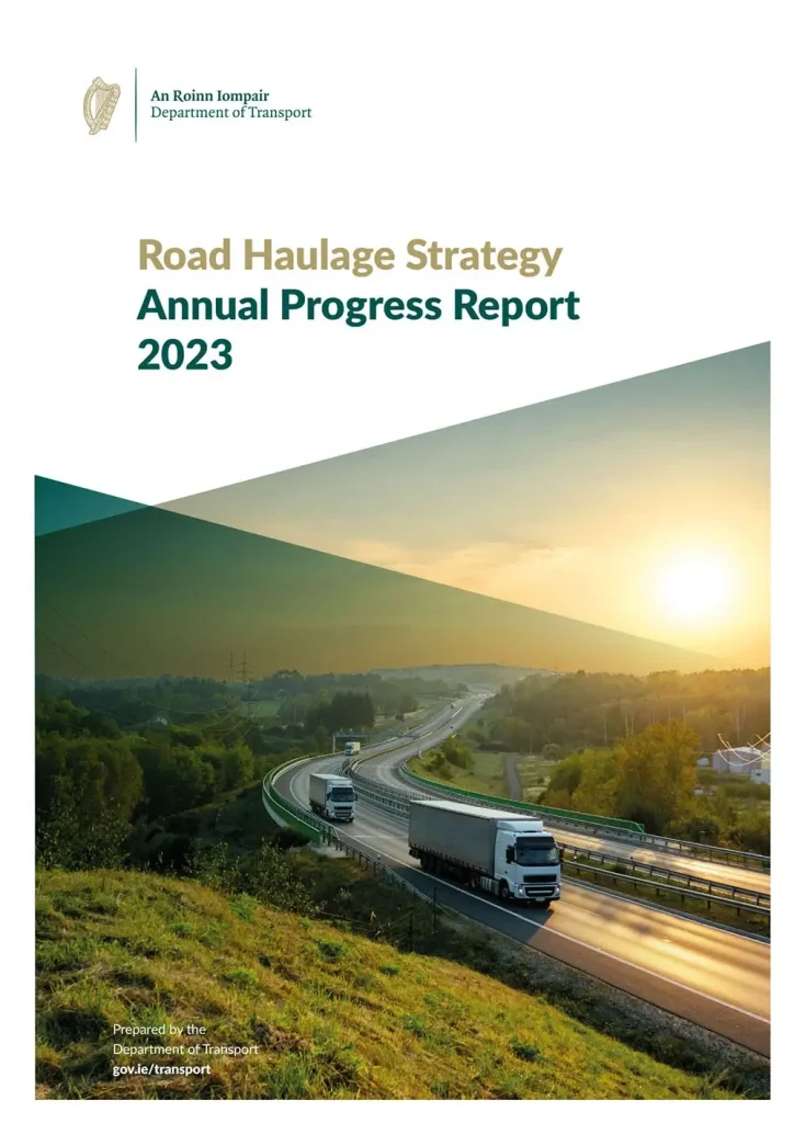 Designwest Brochure design AnnualReport design dublin irleand Road Haulage Strategy 2