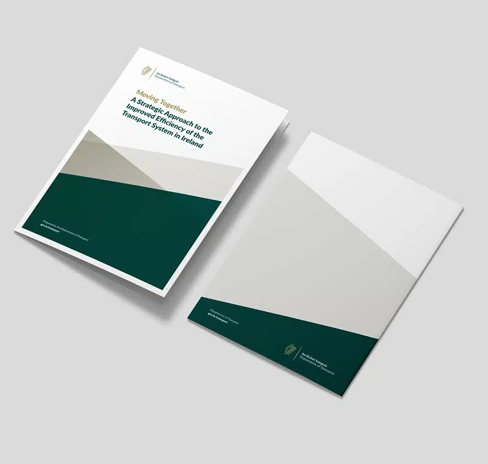 Designwest brochure design Dublin Ireland National Demand Management Strategy Report june24