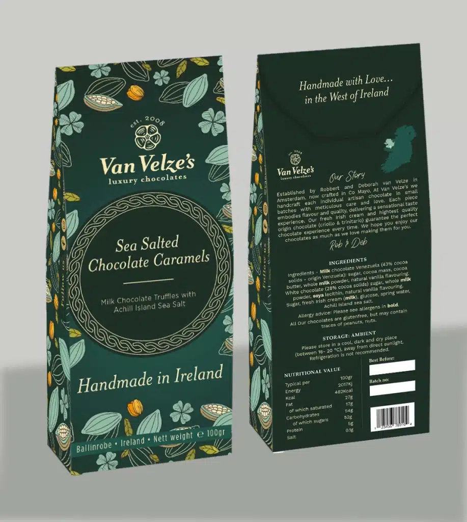 Van Valzes pouch box mockup