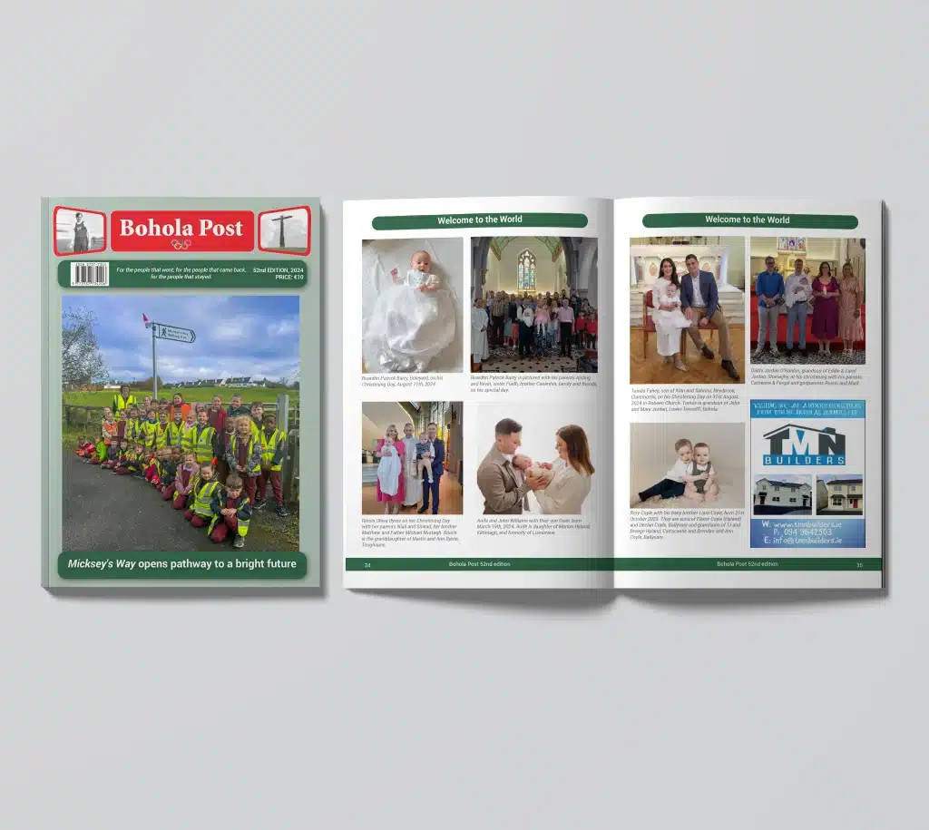 Designwest magazine design ireland 2025 Bohola Post Mayo 2