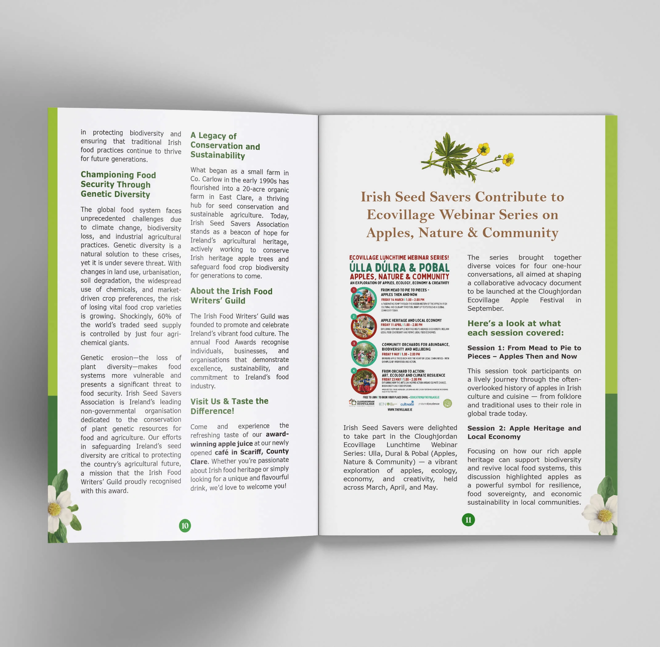 Designwest Ireland Newsletter design Newsletters designers ISSA Summer Newsletter A5 2025 mockup 5